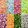 Abs Magic Hole Imitation Pearl Round Beads Loose Handmade Diy Accessories Decorative