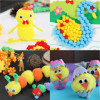 Colorful Fur Balls Children's Creative Christmas Handmade Diy Jewelry Pendants Decoration