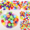 Colorful Fur Balls Children's Creative Christmas Handmade Diy Jewelry Pendants Decoration