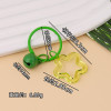 Creative Colorful Small Fresh Acrylic Transparent Highlight Five-pointed Star Keychain