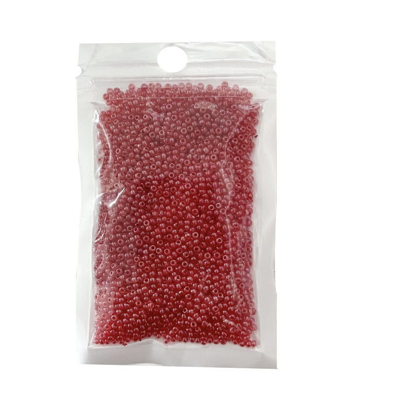 2mm High Quality Ice Seed Imitation Jade Cream Millet Beads Diy Handmade Beaded Bracelet