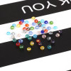 3mm Colored Glass Crystal Wheel Beads Loose Handmade Diy Beaded Bracelet Necklace
