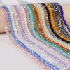 3mm Colored Glass Crystal Wheel Beads Loose Handmade Diy Beaded Bracelet Necklace