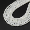 Natural Shell Beads White Love Straight Hole Square Plum Blossom Loose Handmade Diy