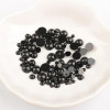 Black Animal Eyes Flat Beads Diy Hand-knitted Doll Making Hair Clip Material Package