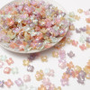 15mm Acrylic Imitation Flower Petals Four-petal Holder Separated by Beads Handmade Diy