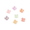 15mm Acrylic Imitation Flower Petals Four-petal Holder Separated by Beads Handmade Diy