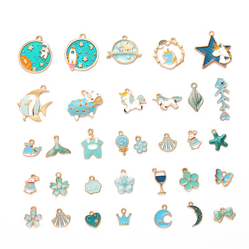 Cartoon Alloy Earrings, Small Pendants, Diy Handmade Mobile Phone Cases, Accessories