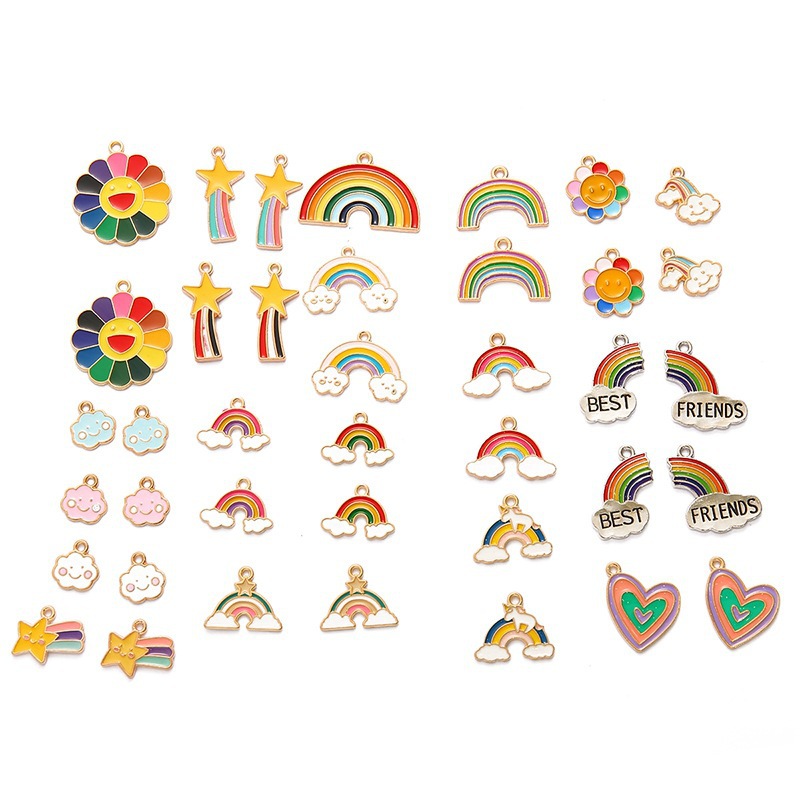 Cartoon Alloy Earrings, Small Pendants, Diy Handmade Mobile Phone Cases, Accessories