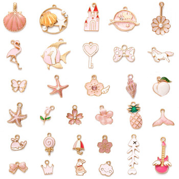 Cartoon Alloy Earrings, Small Pendants, Diy Handmade Mobile Phone Cases, Accessories