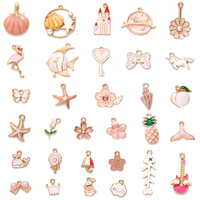 Cartoon Alloy Earrings, Small Pendants, Diy Handmade Mobile Phone Cases, Accessories