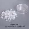Diy Anti-falling Silicone Earplugs, Multiple Styles of Bullet Transparent Plastic Metal