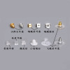 Diy Anti-falling Silicone Earplugs, Multiple Styles of Bullet Transparent Plastic Metal