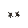 European and American New Products Stainless Steel Zodiac Dog Mini Earrings Women's