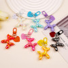 Creative Ins Style Cartoon Balloon Dog Alloy Love Key Chain Pendant Dij Jewelry