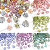 Acrylic Transparent Retro Frosted Gold Loose Beads Handmade Diy Bracelet Necklace Pendant