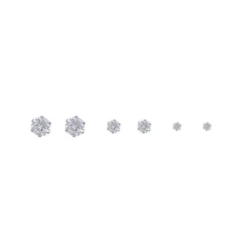 Six-piece Set of Earrings for Women, Small, Exquisite and Cool Style 2024 New