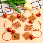 Creative Acrylic Double-sided Text Plate Keychain Wins the Prize in One Fell Swoop