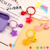 Candy Color Girly Heart Star Bell Keychain Pendant Fresh Diy Bag Jewelry Accessories Gifts