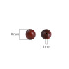 8mm Wooden Round Beads Rosewood Burmese Flower Thuja Cypress Sandalwood Loose Beaded
