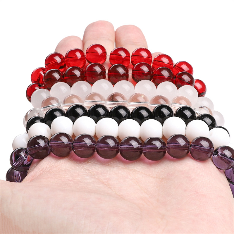 Imitation Jade Glass Beads Handmade Diy Bracelet Necklace Beaded Jewelry Pendant