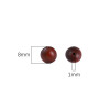 Natural Wood Beads, Round Pear Blossoms, Burmese Flowers, Thuja Cypress, Sandalwood