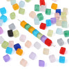 5x5mm Domestic Frosted Glass Sugar Cube Rice Beads Handmade Diy Bracelet Necklace Mobile