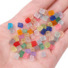 5x5mm Domestic Frosted Glass Sugar Cube Rice Beads Handmade Diy Bracelet Necklace Mobile