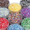 1.6-2.5mm Domestic Super Quality Glass Oil Painting Antique Rice Beads Diy Homemade