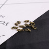 10-21mm Gold and Silver/antique Green Alloy Lobster Clasp Handmade Diy Bracelet Necklace