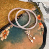Ins Retro National Trend Exquisite One-step Colored Glass Bracelet Women's New Style