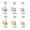 Stainless Steel Covered Buckle + Positioning Bead Accessories Set Handmade Diy Necklace