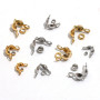 Stainless Steel Covered Buckle + Positioning Bead Accessories Set Handmade Diy Necklace