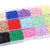 4x6mm Acrylic Solid Color Peanut Beads Semi-finished Necklace Bracelet Handmade Diy