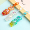 Painted Color U-shaped Revolving Door Buckle Lobster Alloy Jewelry Accessories Keychain