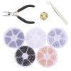 4-10mm Boxed Single-ring Opening Connection Ring Accessories Diy Earrings Jewelry