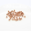 Copper Beads Beading Material Electroplated Silver White K Rose Gold Jewelry Accessories