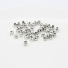 Copper Beads Beading Material Electroplated Silver White K Rose Gold Jewelry Accessories