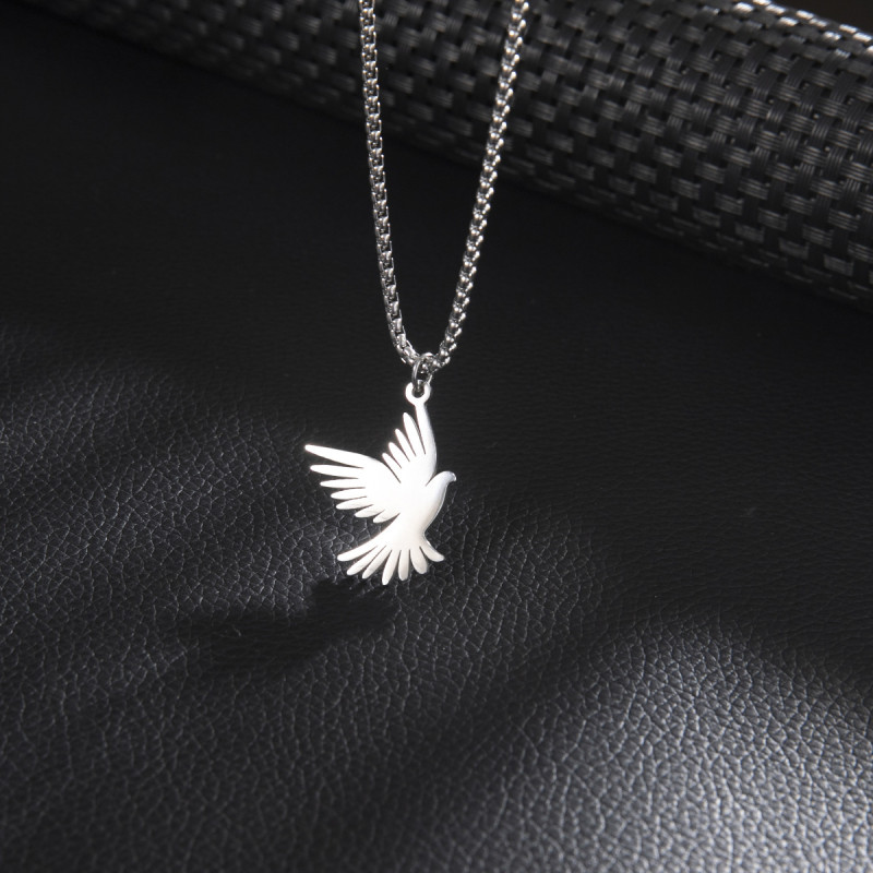 European and American Amazon Supply Stainless Steel Hip-hop Necklace Men and Women
