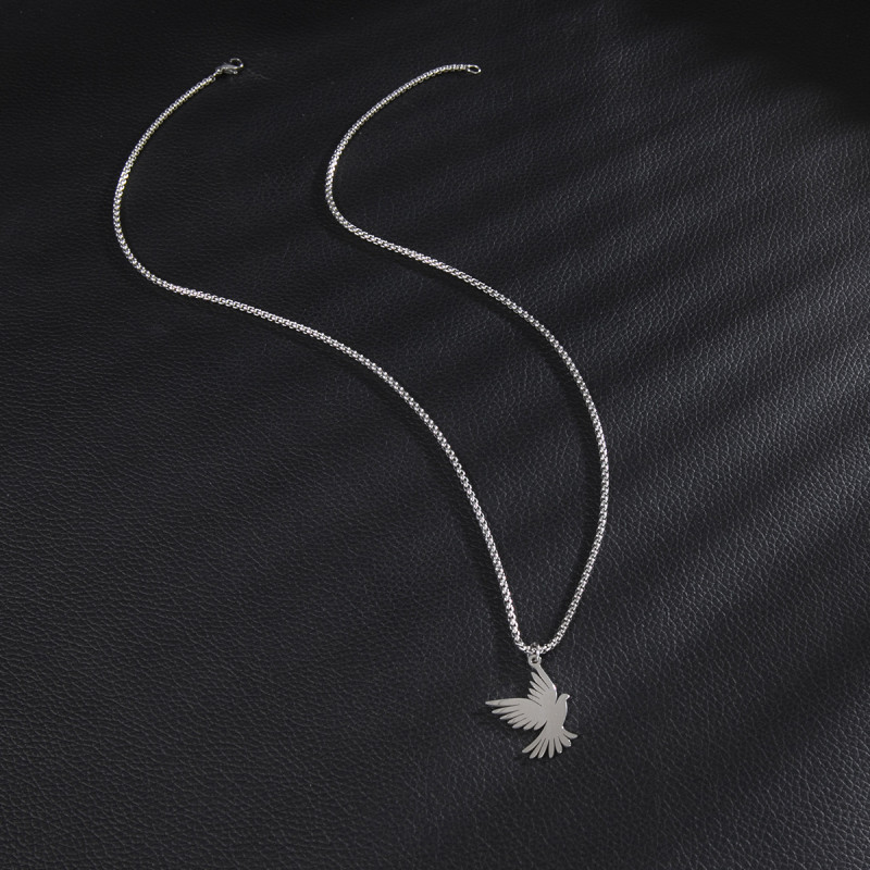 European and American Amazon Supply Stainless Steel Hip-hop Necklace Men and Women