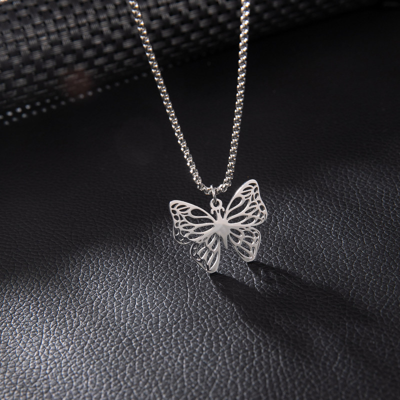 Accessories Niche New Product Stainless Steel Hollow Volleyball Plant Flower Butterfly