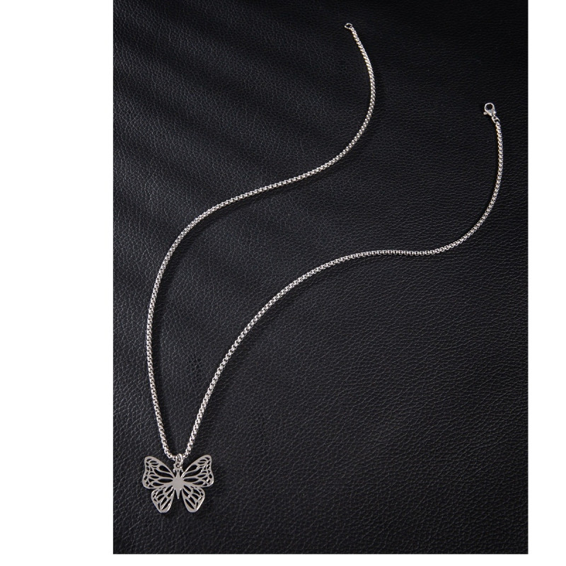 Accessories Niche New Product Stainless Steel Hollow Volleyball Plant Flower Butterfly