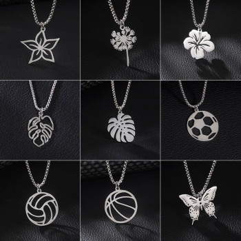 Accessories Niche New Product Stainless Steel Hollow Volleyball Plant Flower Butterfly