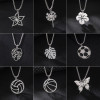 Accessories Niche New Product Stainless Steel Hollow Volleyball Plant Flower Butterfly