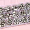 Plastic Ccb Irregular Shaped White K Color Separated Beads Diy Handmade Earrings Bracelet