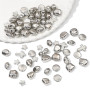 Plastic Ccb Irregular Shaped White K Color Separated Beads Diy Handmade Earrings Bracelet
