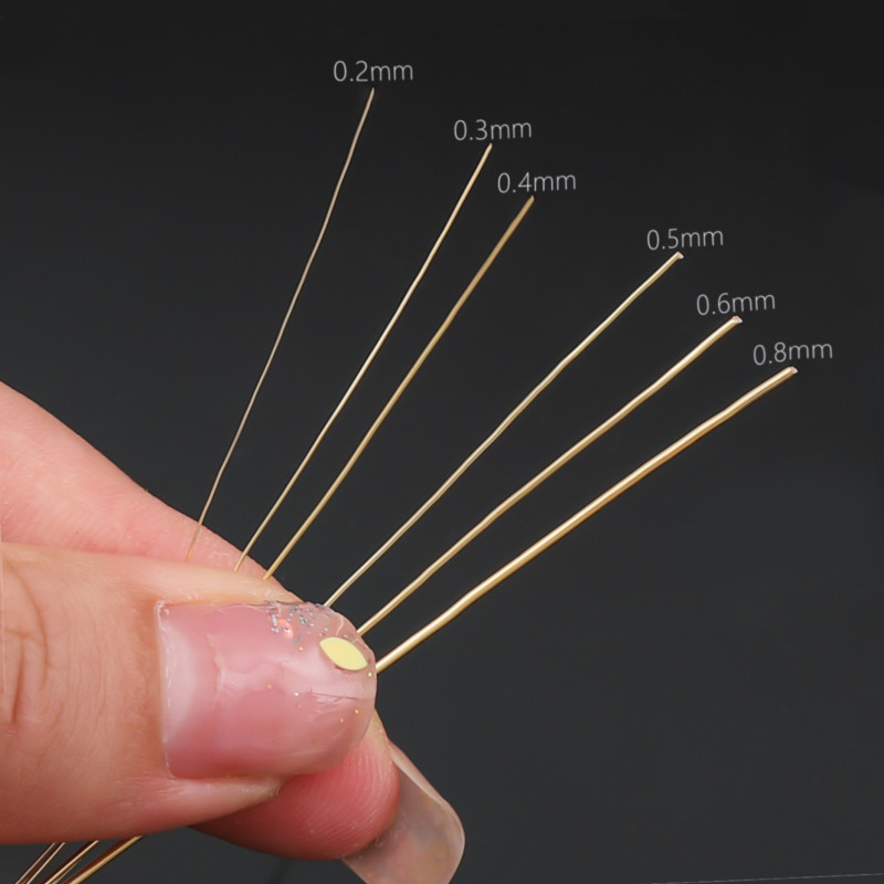 Color-preserving Copper Wire Braided Styling Line Handmade Diy Hairpin Metal Material