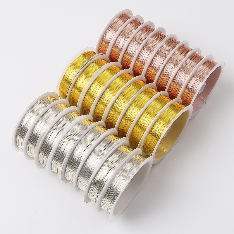 Color-preserving Copper Wire Braided Styling Line Handmade Diy Hairpin Metal Material