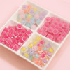 Acrylic Square Beads Loose Beaded Macaron Sandwich Handmade Diy Mobile Phone Chain
