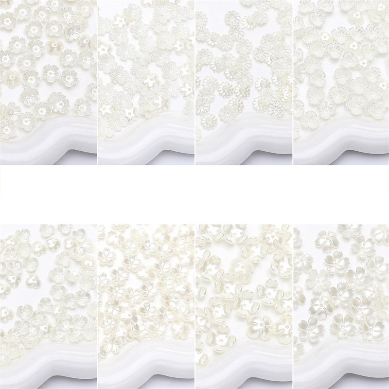 Abs Special-shaped Pearls Loose Beads String Handmade Diy Bracelet Necklace Pendant